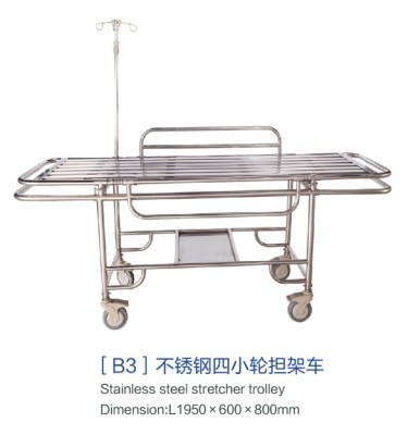 廣西[b3]不銹鋼四小輪擔架車